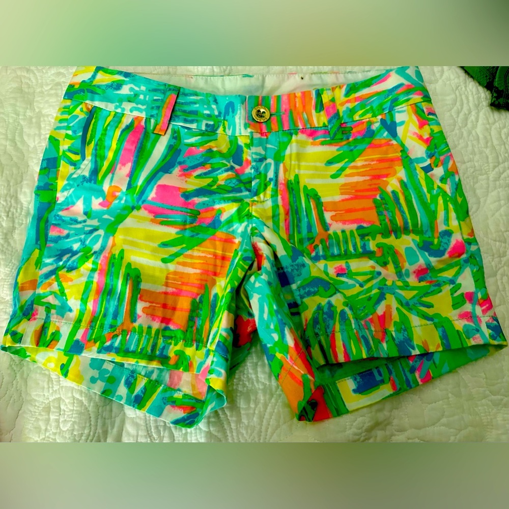 Lilly Pulitzer multicolored Callahan shorts size 00